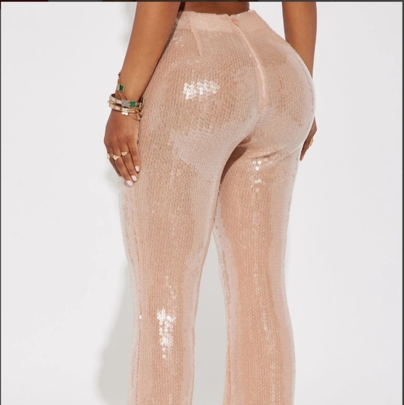 Fashion Nova Outshining Sequin Flare Pant - Picture 2 of 9
